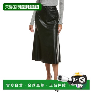 自营Bardot Kindra Vegan Leather Skirt - black 美国奥莱直发