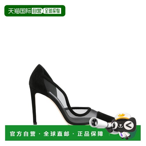 香港直邮Jimmy Choo 靴子 BRIGITTE 100 BLACK SMS高跟单鞋