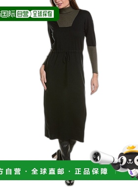 自营 YAL New York 高领毛衣裙 - 绿色 美国奥莱直发连衣裙