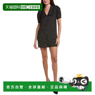 自营frame denimFRAME The Polka Dot Sailor Silk Mini Dress -