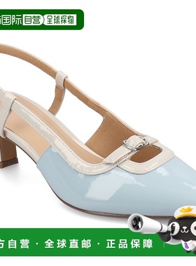 自营 journee collectionJournee女式Padma中宽幅泵-专利/蓝色 美