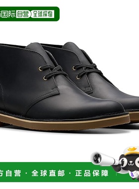 1h可退 香港直邮潮奢 Clarks 其乐 男士 Shepton 靴子 black黑色