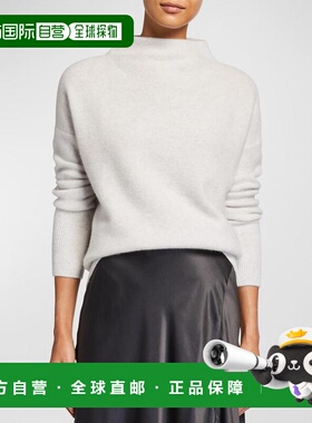 1h可退 【美国直邮】Vince Boiled Cashmere Funnel Neck Pullove