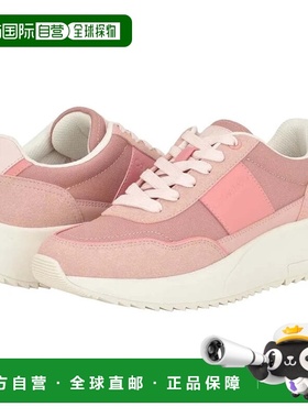 自营Calvin Klein Pippy Sneakers Women's Pink Lace Up Comfort