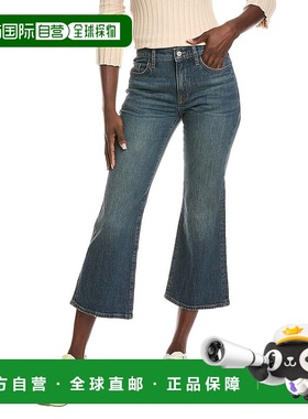 自营Triarchy Margaret Malibu Vintage Indigo Crop Flare Jean