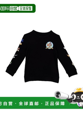 自营Boys Chaser Looney Toons Sweater Black Knit Stretch Crew