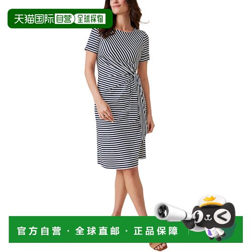 自营J.McLaughlin Leonora Dress - white/navy 美国奥莱直发