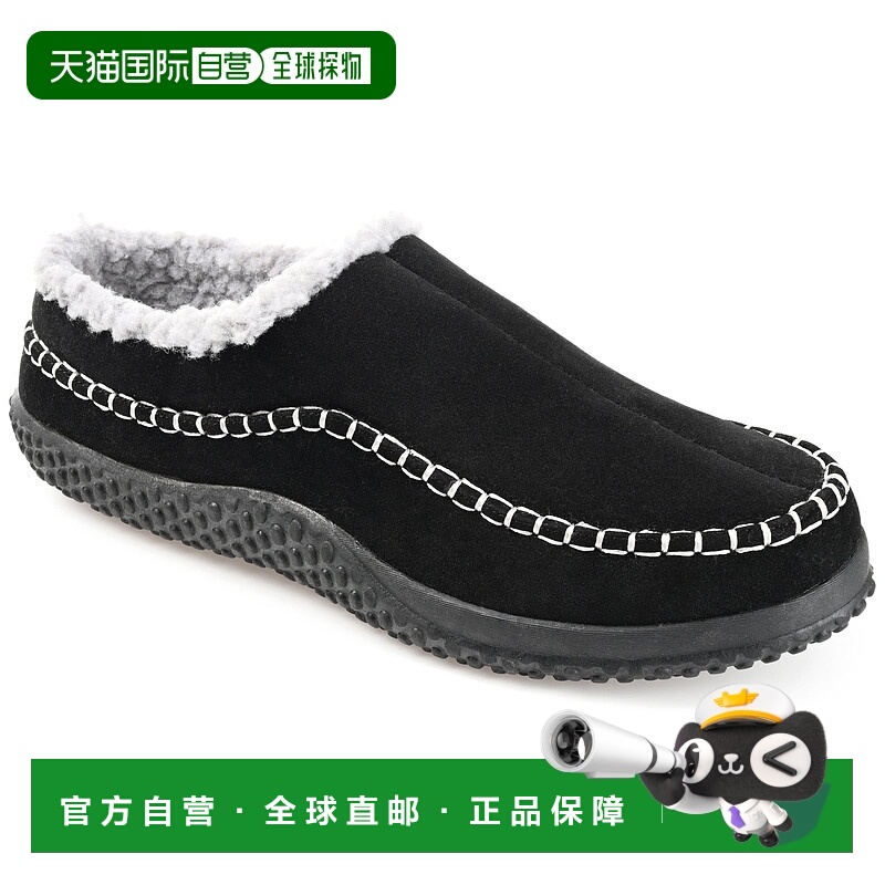 自营 Vance Co. Godwin 莫卡辛木屐拖鞋 - 黑色 美国奥莱直发男鞋