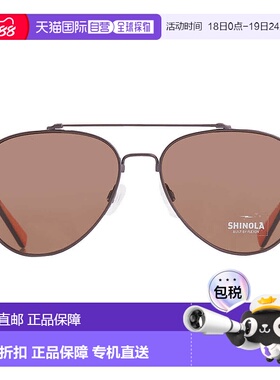 自营Shinola Brown Pilot Unisex Sunglasses SH2101S 071 56 - m