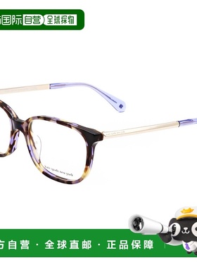 自营 Kate Spade女式50mm蓝色哈瓦那蓝眼镜-蓝色哈瓦那蓝 美国奥