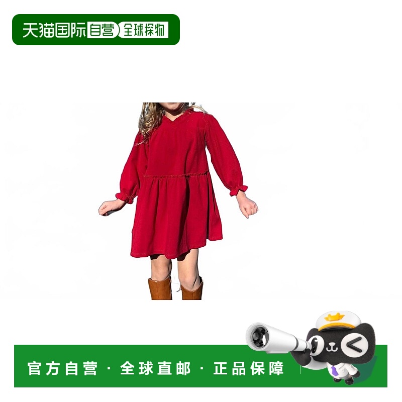 自营vignette勃艮第女孩猎人连衣裙 美国奥莱直发
