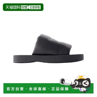 凉鞋 Slab Burberry 皮革 美国 自营LF 黑色 Knight