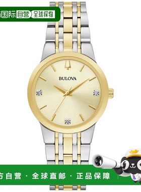 自营Bulova Women's Classic 30mm Quartz Watch - silver and go