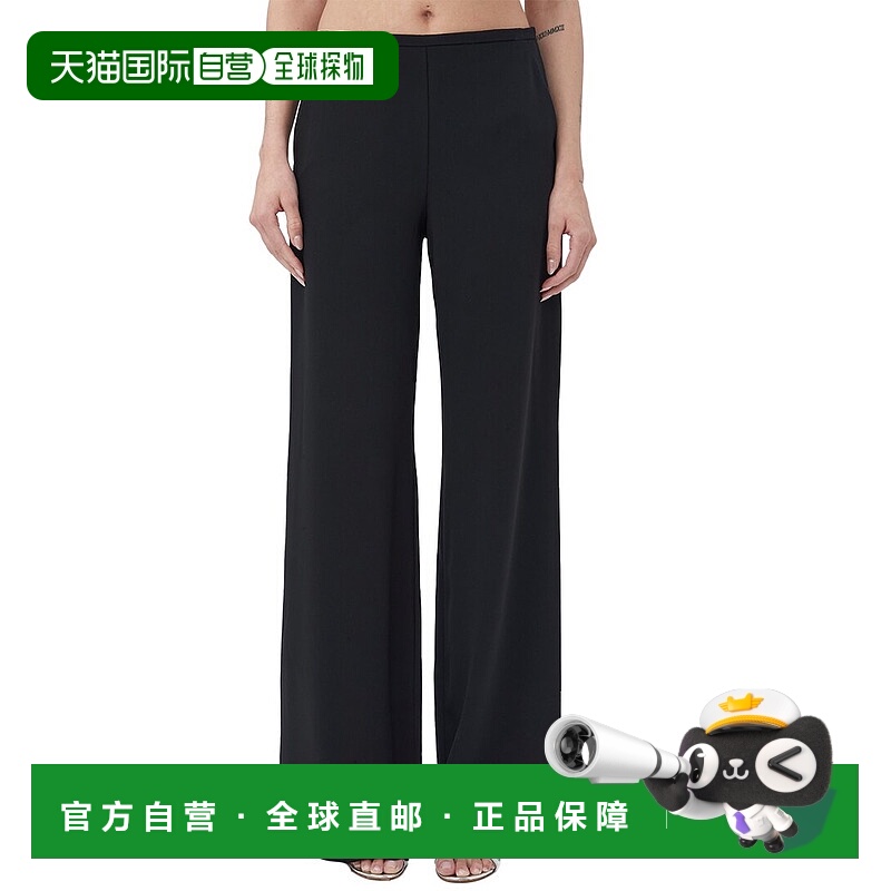自营trina turk天合土耳其塔维亚长裤-黑色 美国奥莱直发阔腿裤