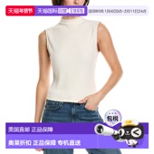 Dahl Top Ribbed 自营Bella Mock Neck white 美国奥莱直发