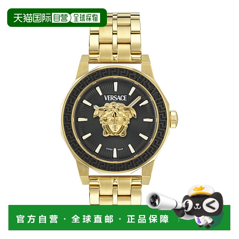 自营versaceMedusa Deco Bracelet Watch - gold/gold/black 美国