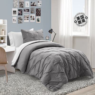 lush decorRavello Pintuck Reversible Comforter Bed In A Bag