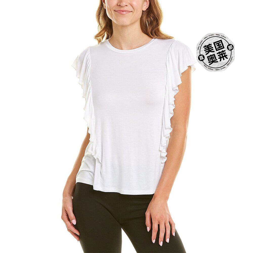 HALE BOB RUFFLE TOP ivory 【美国奥莱】直发