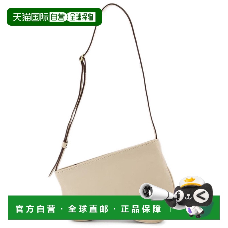 自营 manu atelierMini Curve Hobo Bag  - Ivory - Leather - ne