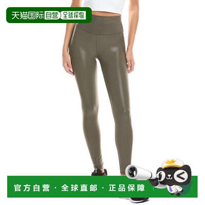 自营spiritual gangster精神黑帮阿达高光泽护腿-绿色 美国奥莱直