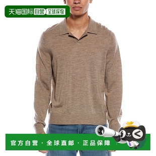 Wool 美国奥莱直发毛衣男装 Polo tan Shirt 自营Vince