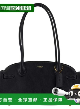自营Empire Carryall 34 Shoulder Bag - Coach - Leather - Blac
