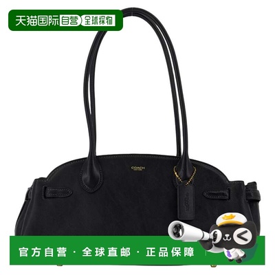 自营Empire Carryall 34 Shoulder Bag - Coach - Leather - Blac