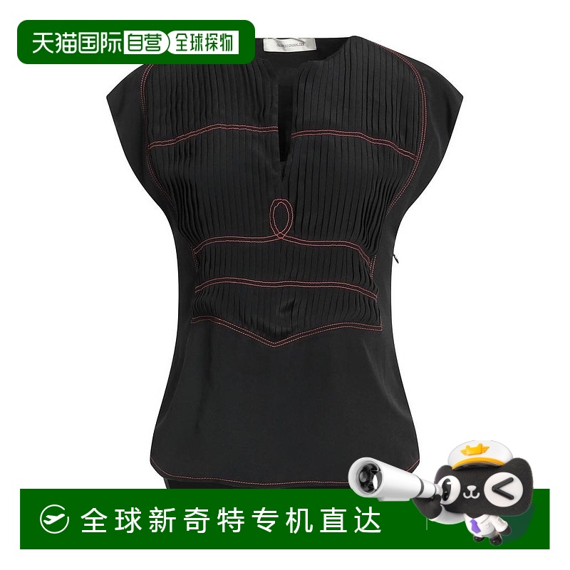 【美国直邮】cedric charlier 女士 衬衫真丝