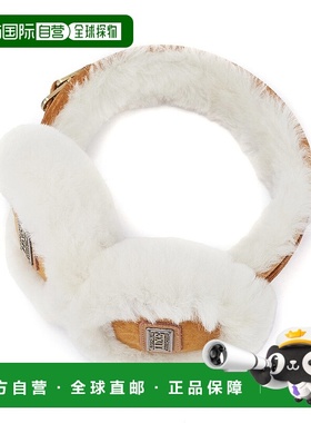 自营australia luxe collective澳大利亚奢华集体羊皮耳罩-棕色