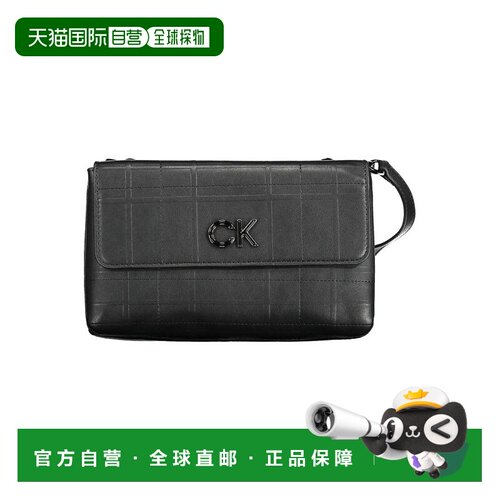 自营Calvin Klein Polyester Women Shoulder Women's Bag - blac