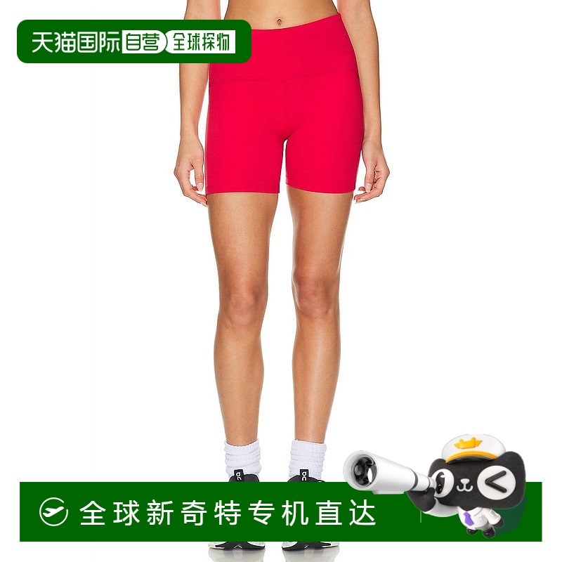 自营 beyond yogaPowerbeyond Strive Biker短款复古红-复古红 【