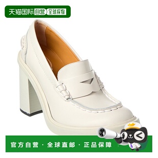 美国奥莱直发单鞋 自营 白色 皮革高跟鞋 tod sTOD’s