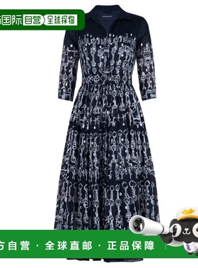 自营samantha sungHorse Chain  Aster Dress Dress - deep-indig