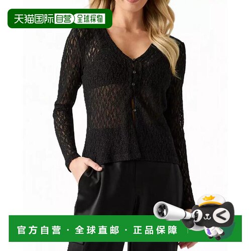 【美国直邮】guess 女士 毛衣长袖针织开衫针织衫