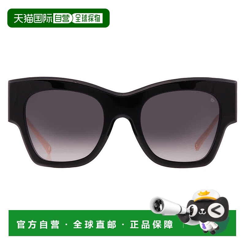 自营Philipp Plein Smoke Butterfly Ladies Sunglasses SPP120M