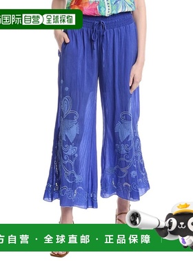 自营Johnny Was Roseann Pant - blue 美国奥莱直发