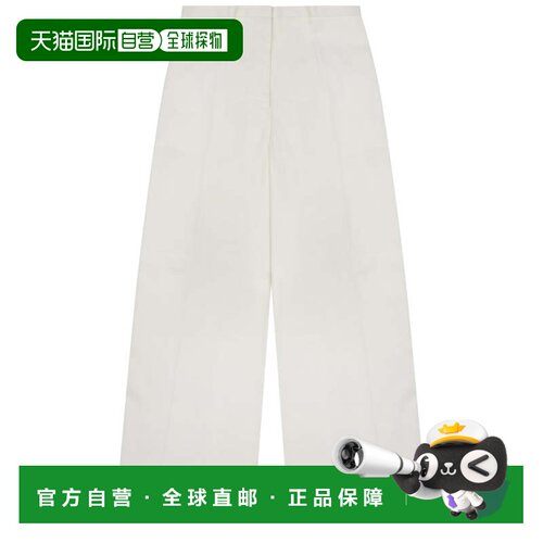 自营alberta ferrettiWide Leg High Waist Trousers Pants - whi