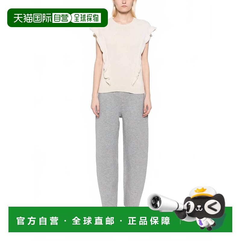 自营ulla johnsonDelphine Pant In Heather Grey - heather grey