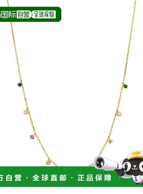 自营 savvy cie jewels18K 纯银镀金多色单层项链 - 黄色 美国奥