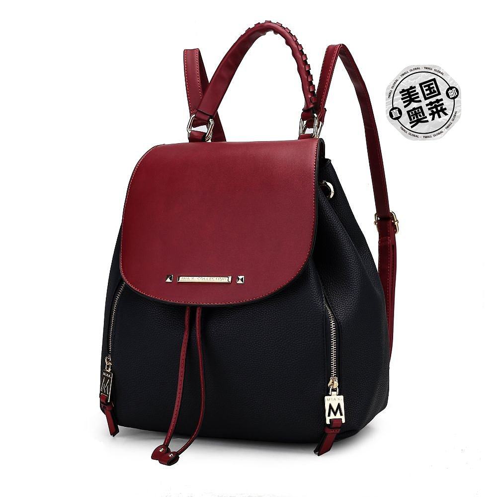 mia k collection Kimberly 女士双肩包海军红 【美国奥莱】直发,运动包/户外包/配件,双肩包,淘宝优惠券,粉丝福利购,淘宝优惠卷