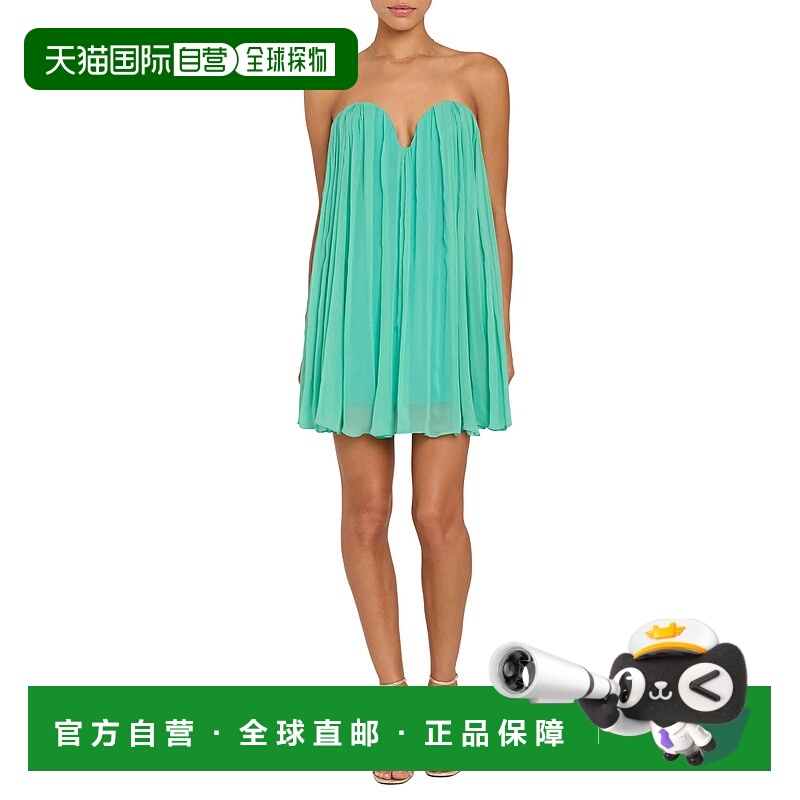 自营amanda uprichard加勒比海布里埃拉迷你连衣裙 美国奥莱直发