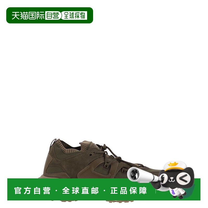 自营tod'sLeather And Technical Fabric Sneakers - neutrals 美