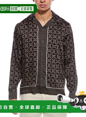 自营Reiss Fratelli Shirt - blue 美国奥莱直发