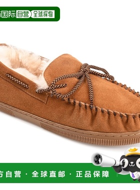自营Territory Meander 正品羊皮莫卡辛拖鞋 - 棕褐色 美国奥莱直