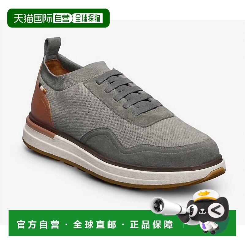 自营 allen edmonds男士Easton针织运动鞋灰色 美国奥莱直发