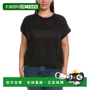 自营EILEEN FISHER亚麻混纺上衣-黑色 美国奥莱直发