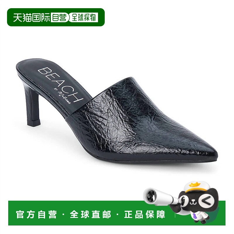 自营matisseWomen's Garret Heeled Mule In Black - black 美国