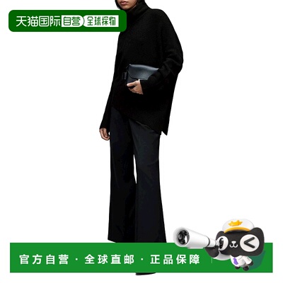 1h可退 【美国直邮】AllSaints Lock卷领不对称毛衣 女装毛衣 进