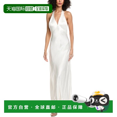 自营Bardot Thena Halter Maxi Dress - white 美国奥莱直发