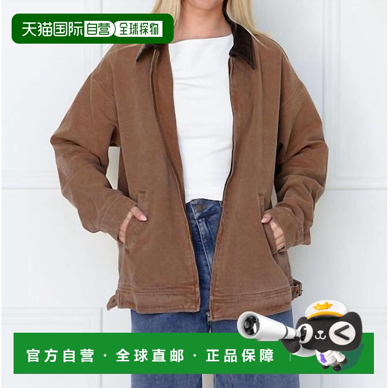 自营olivaceousBarn Relaxed Fit Jacket In Brown - brown 美国